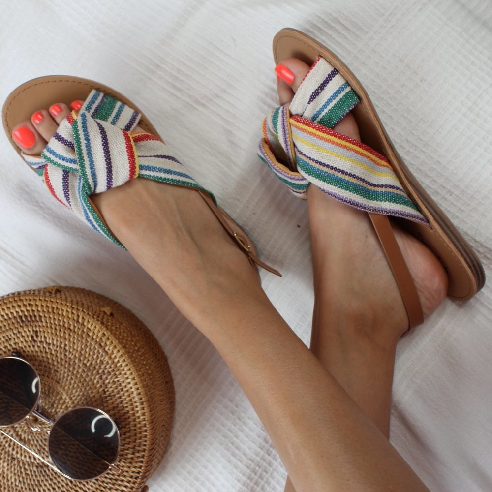 🚨//Island Gal// Multi Color Sandal - Picture 4 of 8
